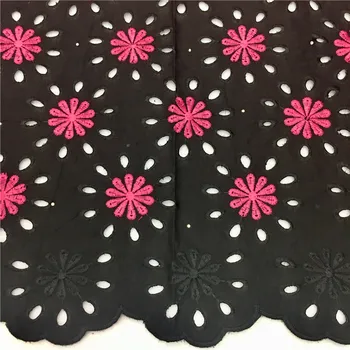 

African lace High Quality Swiss Voile Lace In Switzerland Pretty 100% Cotton Swiss Voile Laces For African Sewing Dress h14-75