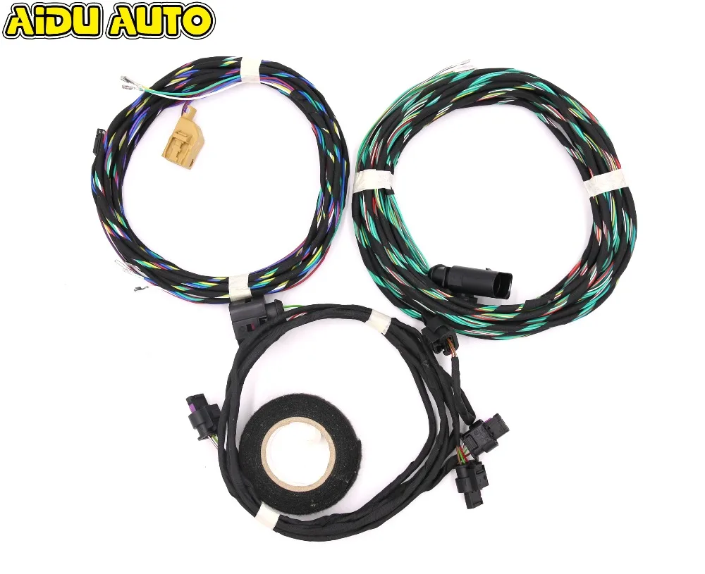 

PARKING FRONT 4K TO 8K PDC OPS INSTALL HARNESS CABLE WIRE KIT FOR VW PASSAT B7 CC TIGUAN 5N