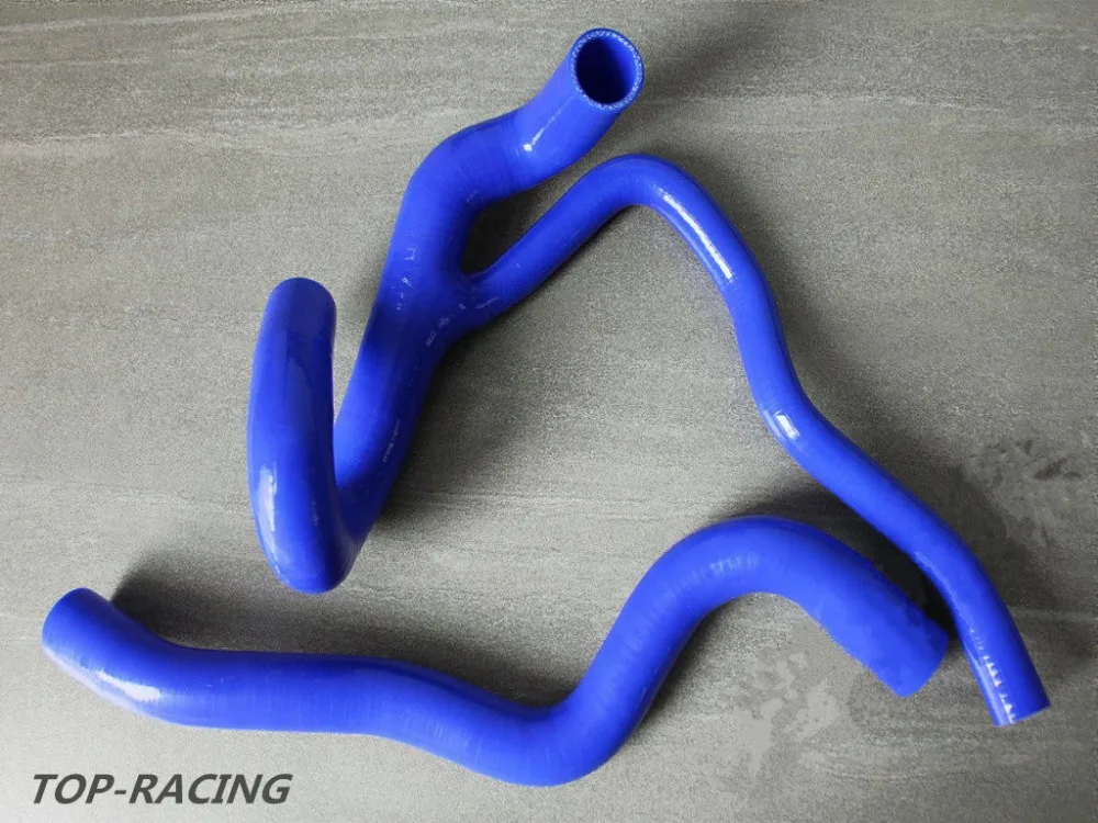 Reinforced silicone radiator/coolant hose for Mazda 3 Mazdaspeed 2.3l Turbo 2007 2008 2009 red