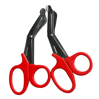 

5Pcs/Pack EMT Tactical Rescue Scissor Trauma Gauze Curved Blade Nurse Shears First Aid Outdoor Medical Bandage Paramedic Camp