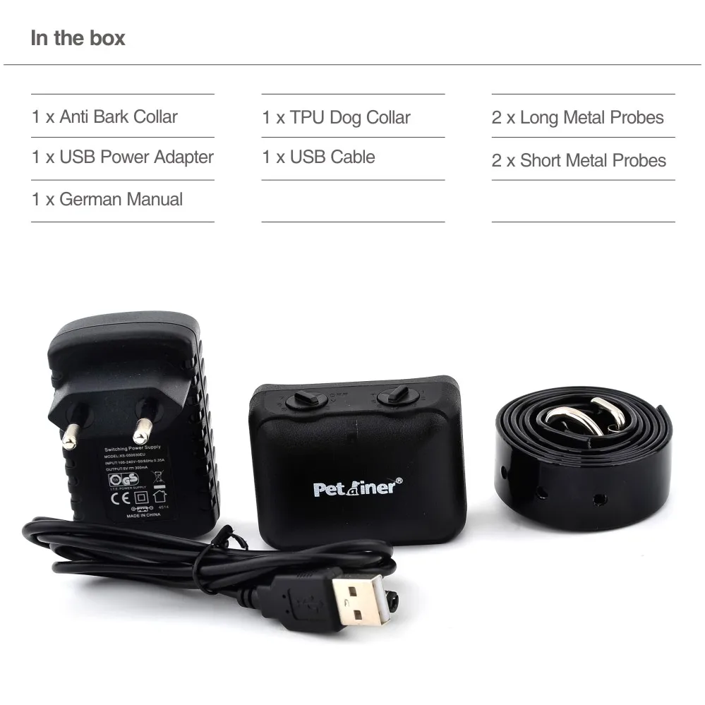 Dog anti bark device electronic dog collar waterproof electronic no