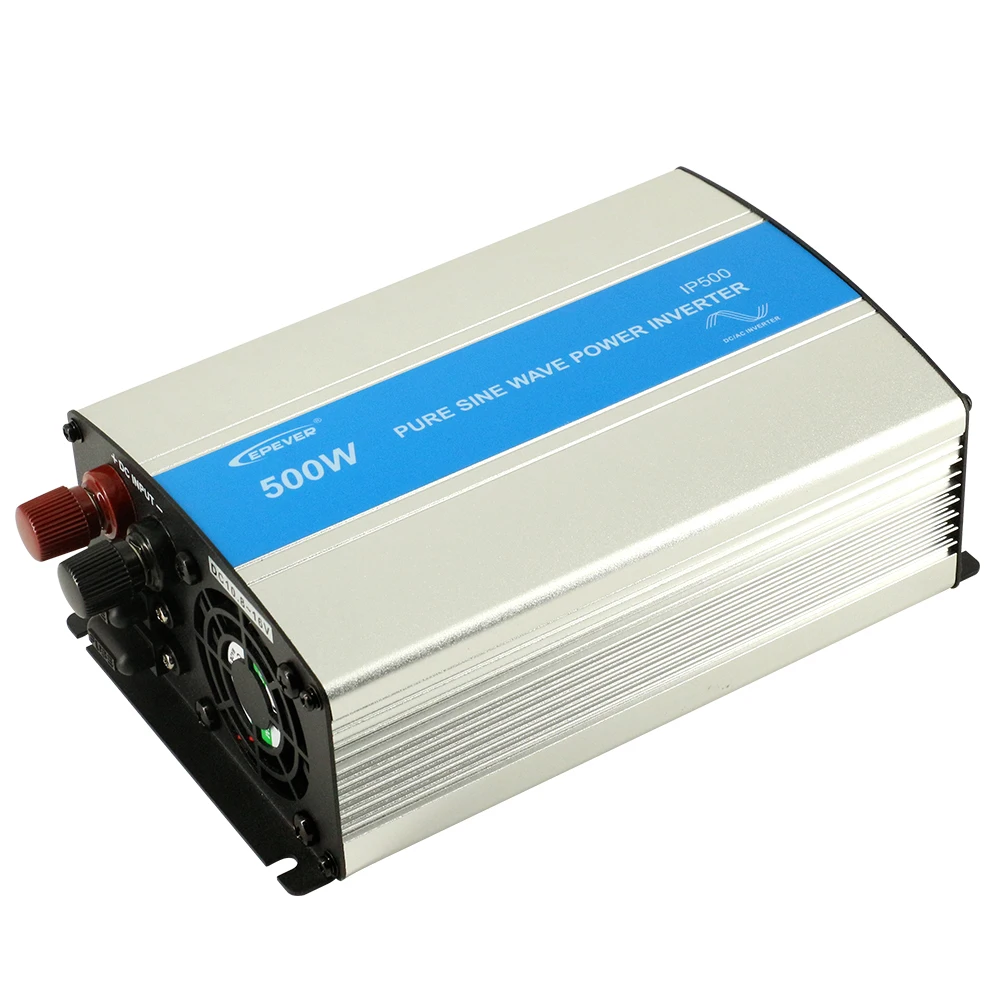 Inversores de Onda Epever Inversor Solar 12vdc 24vdc Entrada 110vac 120vac 220vac 230vac Saída 50 hz 60 Senoidal Pura Ip500 500 w Epever ip500 500 w inversor solar 12vdc