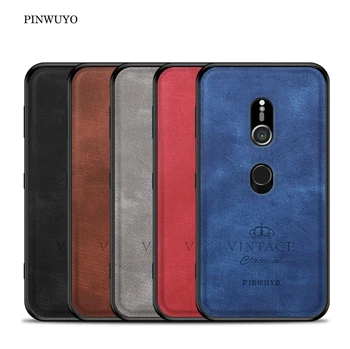 

For Sony Xperia XZ3 Case Cover Vintage Case Pu Leather PC Hard Cover Fitted Cases For Sony Xperia XZ3 protection Case 6.0''