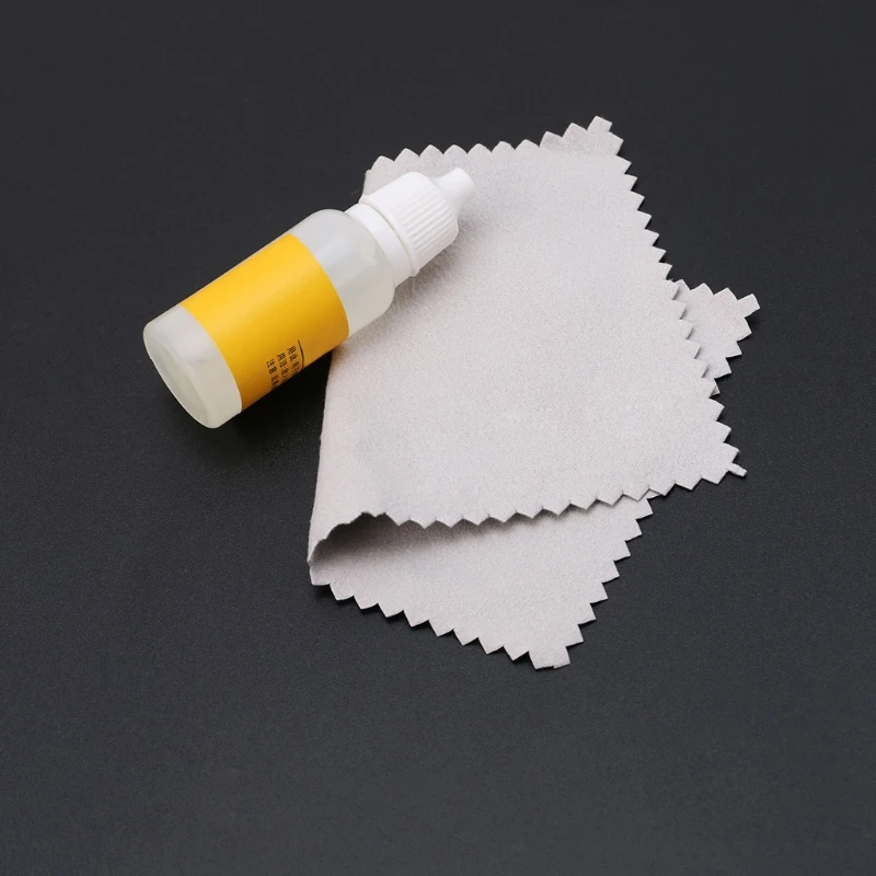 

Jewelry Cleaning Kit Polishing Cloth Liquid Anti-Tarnish Silver Polishing Paste