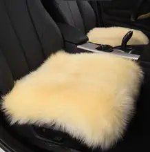 

1pcs 2019 Hot Wool Car Seat Cover Heating Seat Cushion in Winter 100% Wool Car Seat Cover Heating Comfort