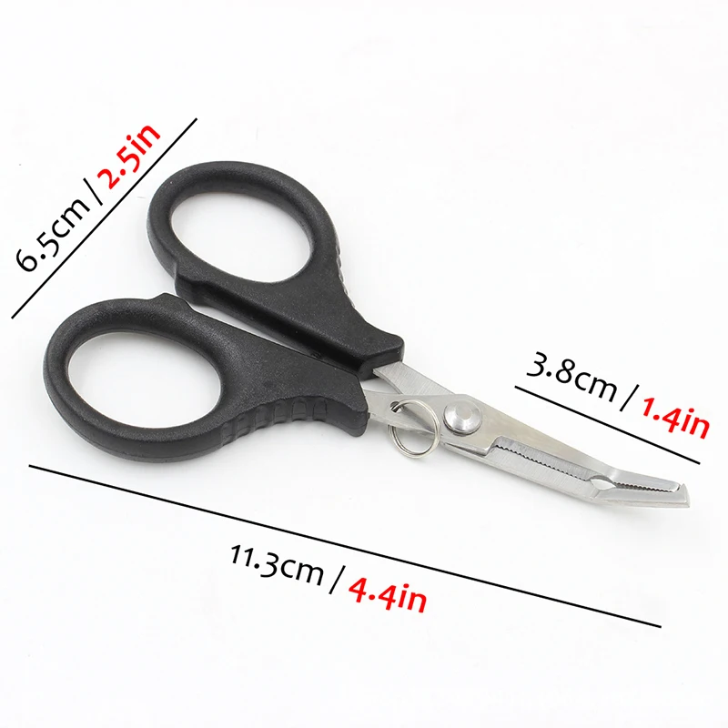 

OLOEY 2019 new Fishing Multifunctional PE line cut 1pcs Fish tackle Lure Hook Cutter Scissors Remover Line