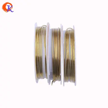 

Cordial Design 2m/lot 1mm Copper Beading Wires Gold Rhodium Color Copper Wire For DIY Hand Made Jewelry Making Findings
