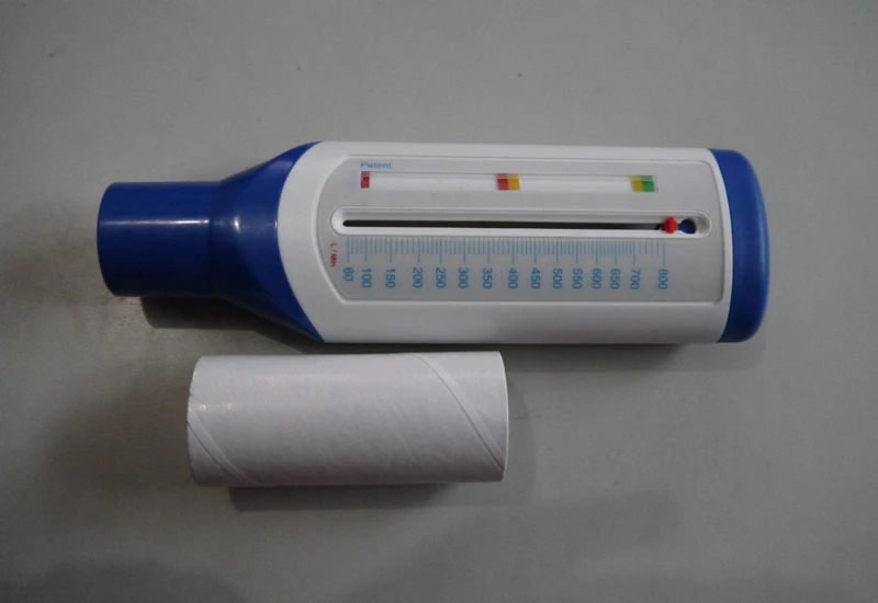 Medidor de Medidor de Velocidade de Pico de Fluxo Expiratório para Monitoramento de Função Espirômetro Portátil Pulmonar Respiração Adulto - Crianças Pef 11 PEF Espirômetro Portátil Medidor de Medidor de
