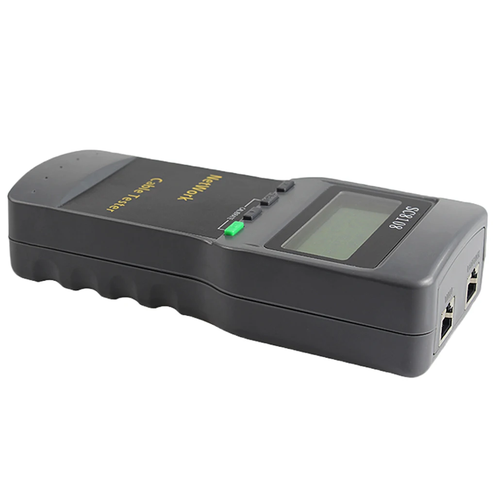SC8108 LCD Network Tester  CAT5 RJ45 Portable Multifunction Wireless LAN Phone Meter Length Cable Network Tester Meter 