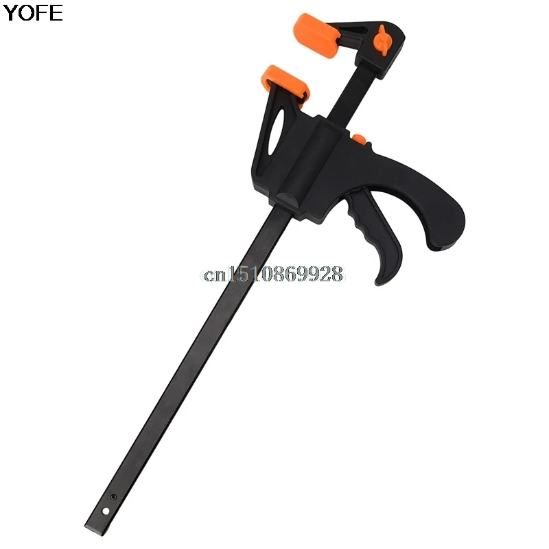 

12 Inch Wood-Working Bar Clamp Quick Ratchet Release Speed Squeeze DIY Hand Tool