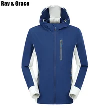 RAY GRACE осенние походная куртка мужские быстросохнущие солнечные защитные для походов спорта рыбалки охотничья одежда тонкие водостойкие куртка для похода