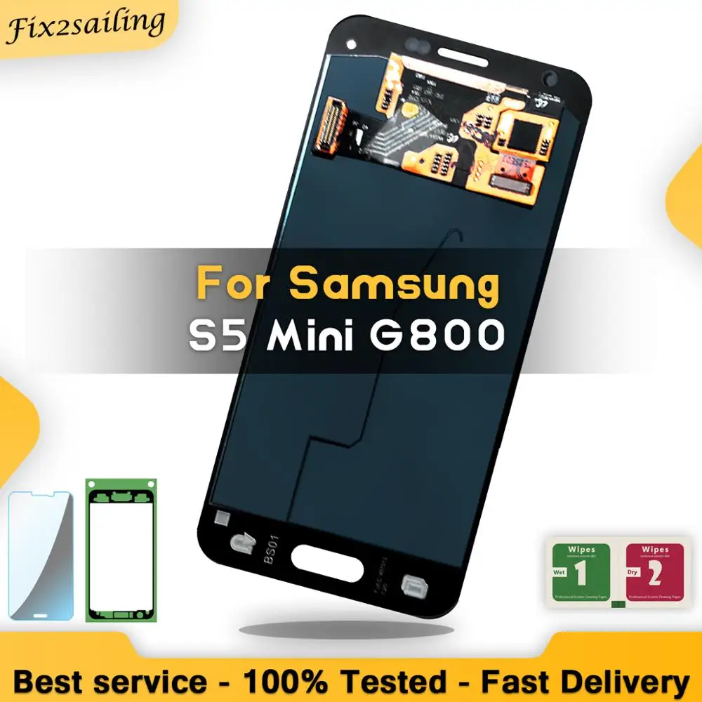 

For Samsung Galaxy s5 mini Super Amoled lcd screen lcd digitizer display s5 mini for samsung g800 lcd G800F G800H Assembly