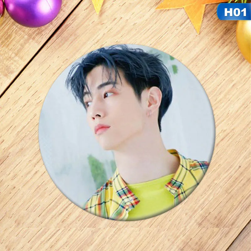 

Kpop GOT7 Hard Carry Chest Pin Jackson Bambam Brooch JB JR Mark Youngjae Badge