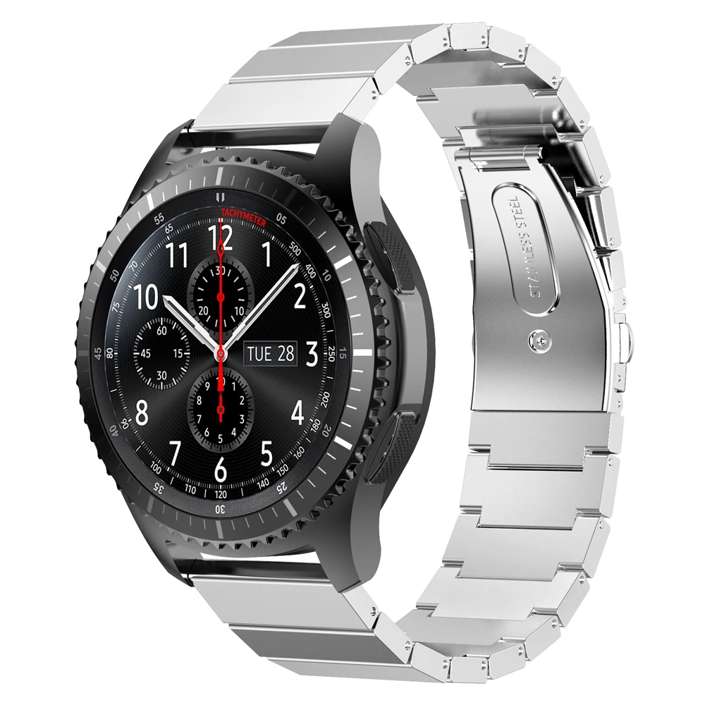 Gear S3/Galaxy Watch 46 мм ремешок для часов, 22 мм ремешок из нержавеющей стали для samsung gear S3 Classic/Frontier/Galaxy watch 46 мм ремешок для часов