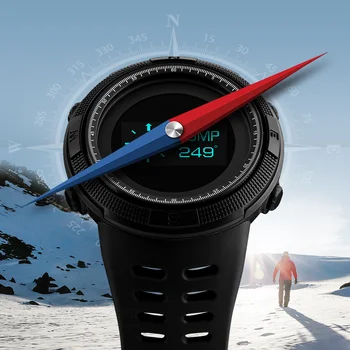 

SKMEI Women Sport Watch Outdoor Compass Waterproof Calorie Steps Mileage Complete Calendar Digital Sport Watch Women Wristwatch