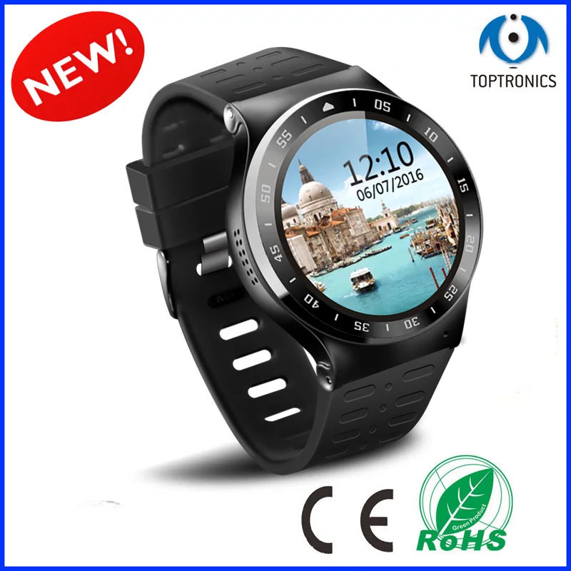 

S99B MTK6580 Quad Core Smart Watch with SIM Card Slot,Touch Screen Smart Wrist 512MB+8GB ConnectionWiFi/GPS Bluetooth V4.0+3.0