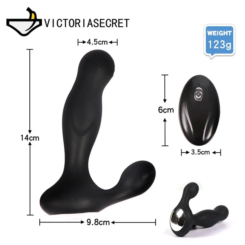 Vibrating Prostate  Anal Plug Vibrator 10 Speeds Vibrating Wireless Prostate Massager Anal Sex Toys Remote Butt  Plug Anal Toys