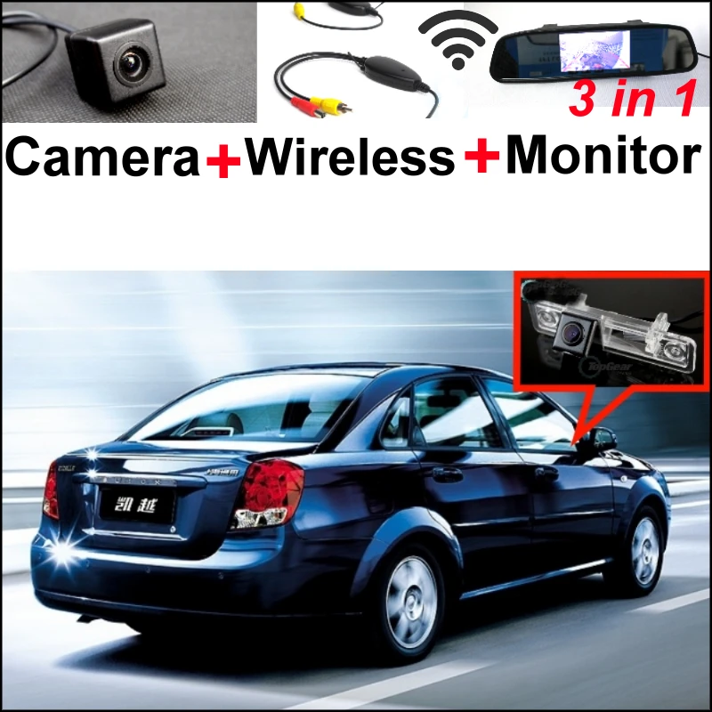 

For BUICK For Excelle HRV 2002~2008 Special WiFi Camera + Wireless Receiver + Mirror Screen 3 in 1 Back Up Parking System