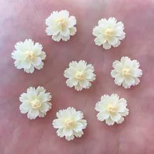 Novo 80 pçs resina 13mm 3d flor flatback pedra embelezamento diy scrapbook artesanato r922 * 2