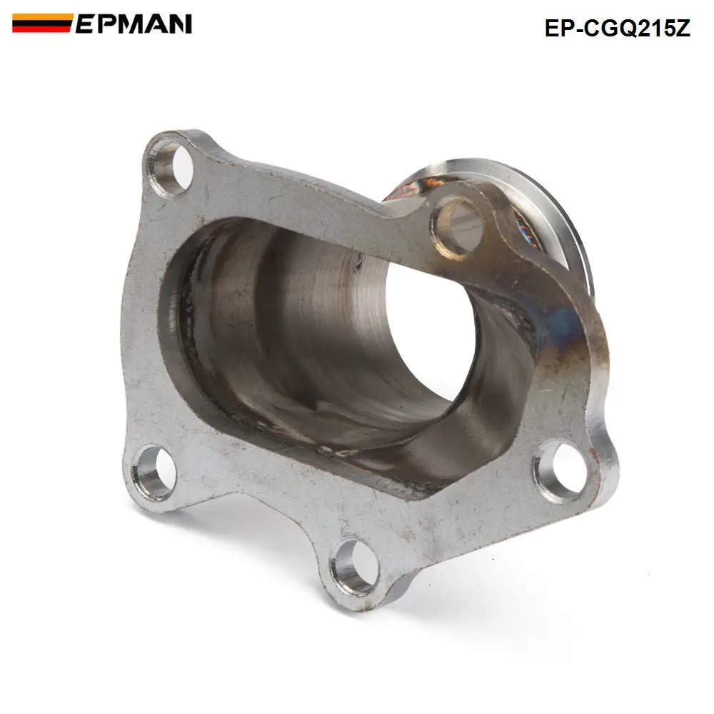 Conversione flangia di scarico Turbo adattatore KIMISS 2.5 in 63mm conversione flangia di scarico flangia di scarico in acciaio inox per T25 GT25 GT28