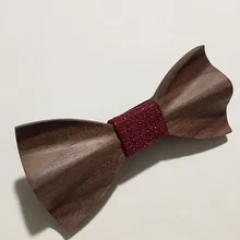 Европейский и американский модный галстук ручной работы деревянные натуральные ручной работы деревянные галстук-бабочка XK074 школьные аксессуары для детей