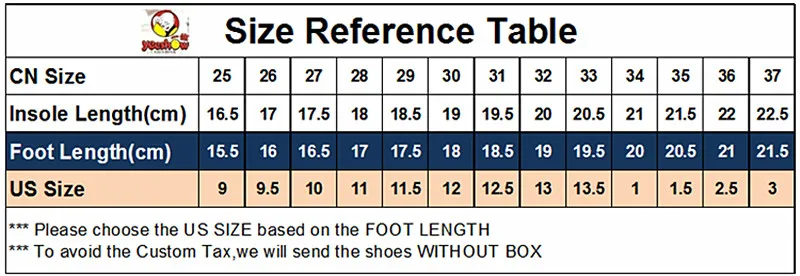 yeeshow size table 20150703 25-37 800