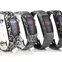 JM2GJHS) 4 шт. в упаковке ремешок для Garmin Vivofit 2 полосы сменный Браслет с металлическими застежками для Garmin Vivofit 2(без трекера