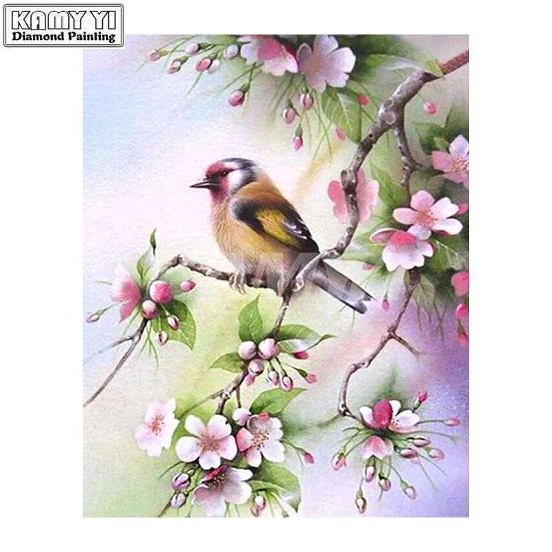 bead embroidery diamond Birds flowers 5d diamond painting sale full diamond mosaic picture of rhinestones cross-stitch kits art_