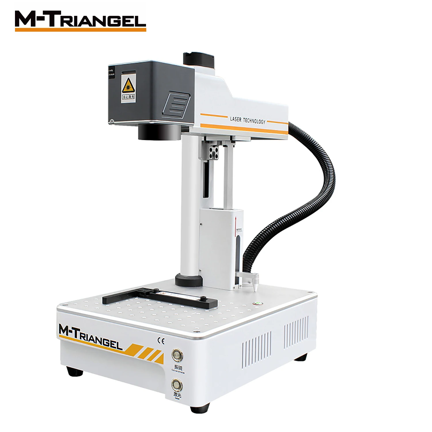 

M-Triangel Mgone Separador De LCD 20W Fiber Laser Marking Separator DIY Logo Mark Cutter Metal Laser Engraving Printer Machine