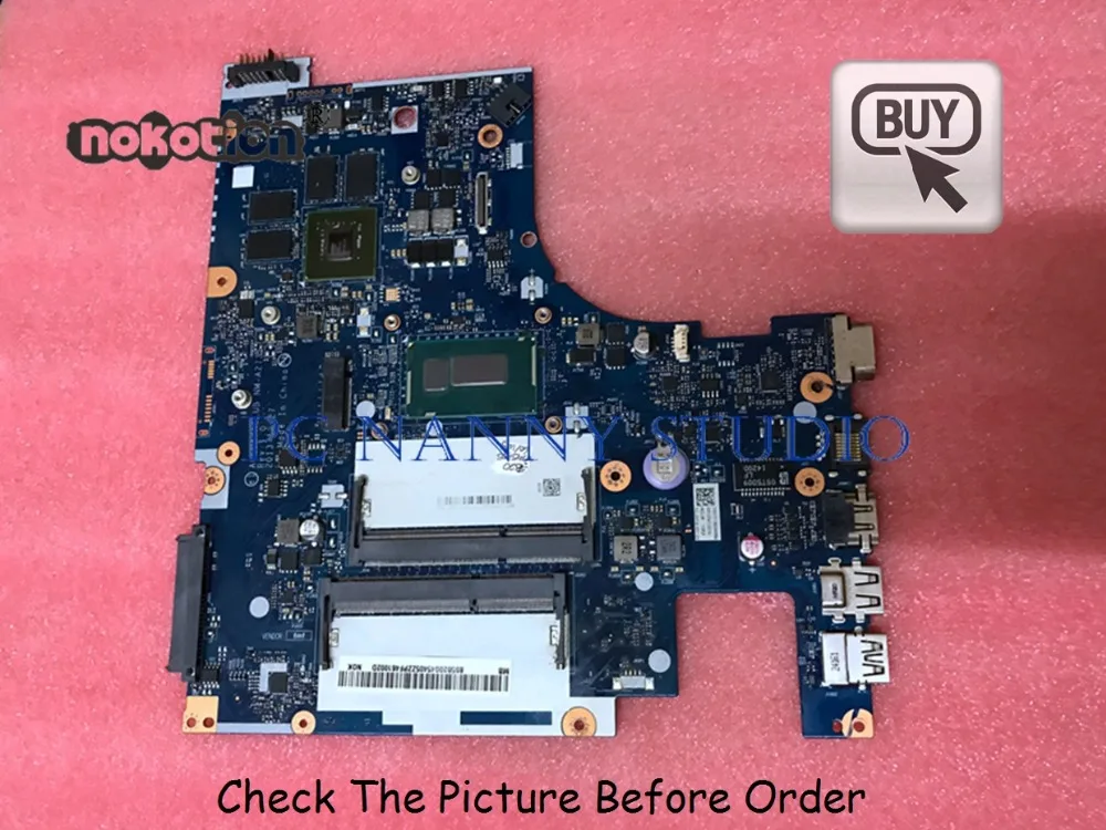 Материнская плата для ноутбука Lenovo рабочая деталь ACLU1/ACLU2 DDR3L