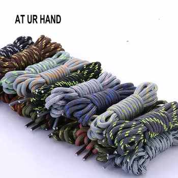 

at ur hand shoelace 120 cm multi-color round shoe lace outdoor sport casual hiking slip rope sneakers shoelaces skate boot