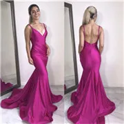 Cinderella V-Neck Sleeveless A-Line Side Slit Floor Length Crystal Beaded Soft Tulle Evening Dresses vestidos de fiesta de noche