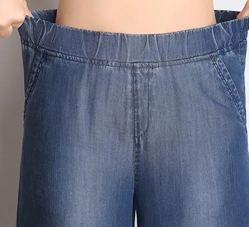 calça jeans tencel feminina