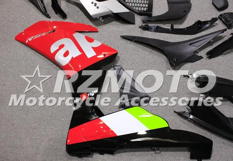 Полный комплект обтекателя для Aprilia RSV4 1000 2010 2011 2012 2013 АБС-пластик изготовленный на заказ