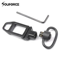 Горячая тактическая кнопка быстрого отстегивания Съемная петля засада крепления Точки Слинг поворотный рейку Крепление черный