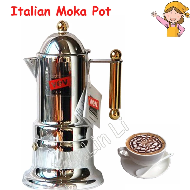 BRSTC05 Stovetop Espresso Maker Camping Coffee Distiller Maker Stainless  Steel Moka Pot Coffee Maker For Camping Accessories - AliExpress