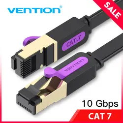 Vention кабель Ethernet RJ45 Cat7 Lan кабель STP сетевой кабель 1 м 2 м 3 м 5 м 8 м 10 м 15 м кабель для коммутационных шнуров для маршрутизатор для ПК ноутбук Cat 7