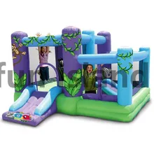 0.55mm PVC tarpaulin inflatable bouncer combo inflatable bouncer with slide commercial inflatable combo
