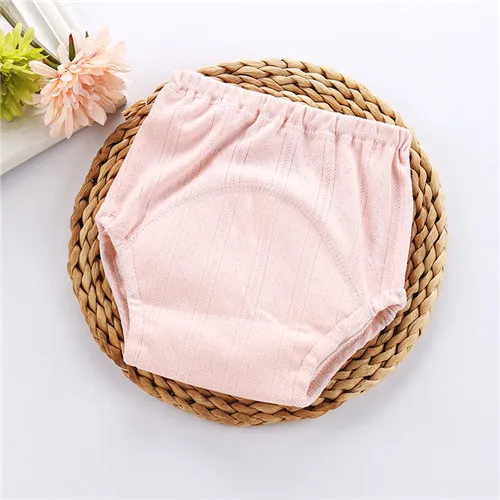 5 шт. в упаковке, Детские сетчатые обучающие Штаны детское хлопковое нижнее белье одежда для мальчиков и девочек, подгузники для новорожденного, дышащие тренировочные штаны QD48 - Цвет: QD4801 Pink