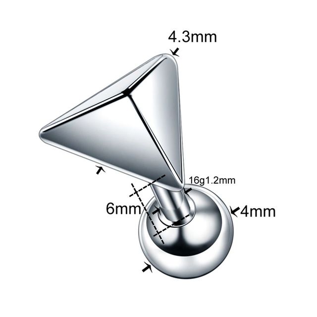 Steel Crystal Flower Ear Cartilage Helix Orelha Ear Stud Tragus Barbell Piercing Labret Lip Rings Sexy Charming Jewelry 16G