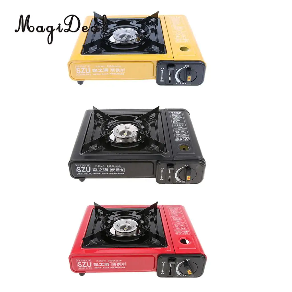 

Portable Camping Butane Gas Stove Automatic Ignition with Carrying Case Outdoors Cooking Utensil