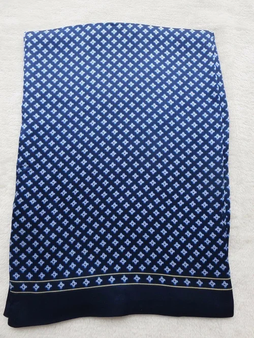 Элегантный мужской шелковый шарф из чистого шелкопряда, мужской двухслойный длинный шейный платок, 37 цветов - Цвет: Style 10