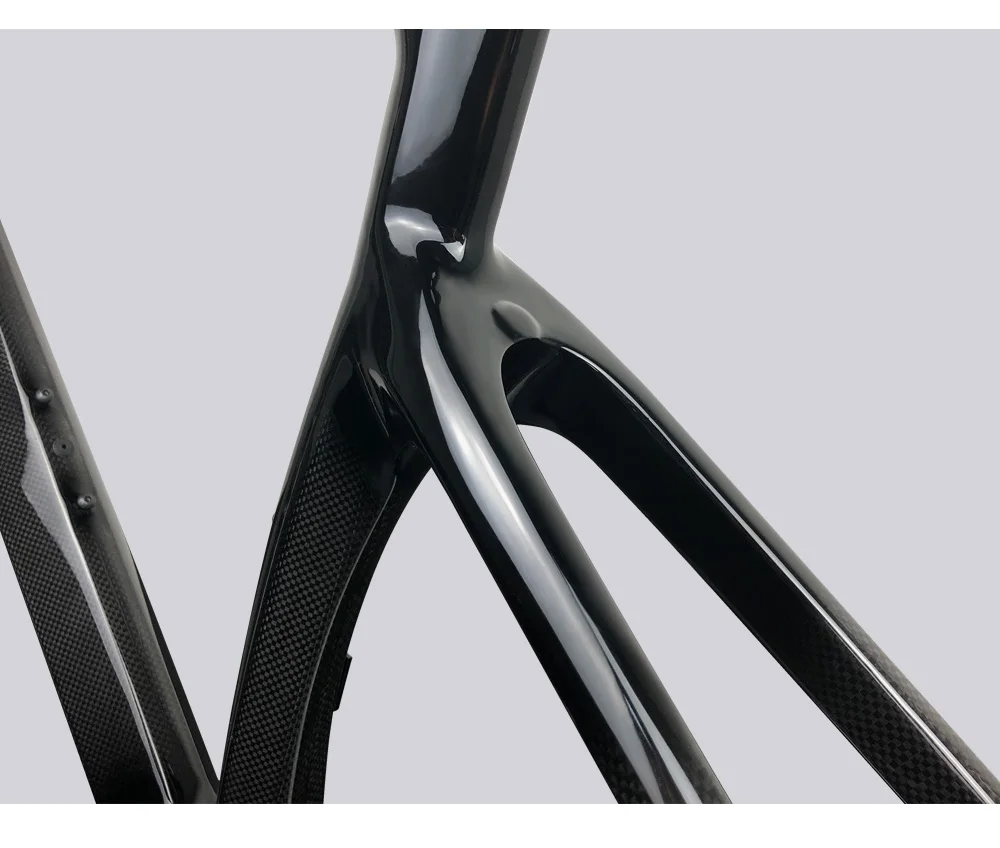 Clearance Disc Brake newly thru axle carbon road frame 3k 1k glossy matte road framest bb68 bb30 can customized paint LEADNOVO 3