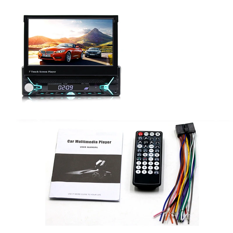Best 7 Inch Single Car MP5 2018 Auto High Definition Reversing Rear View Bluetooth MP3 Card Radio Instead of Car CD Player DVD Player 4