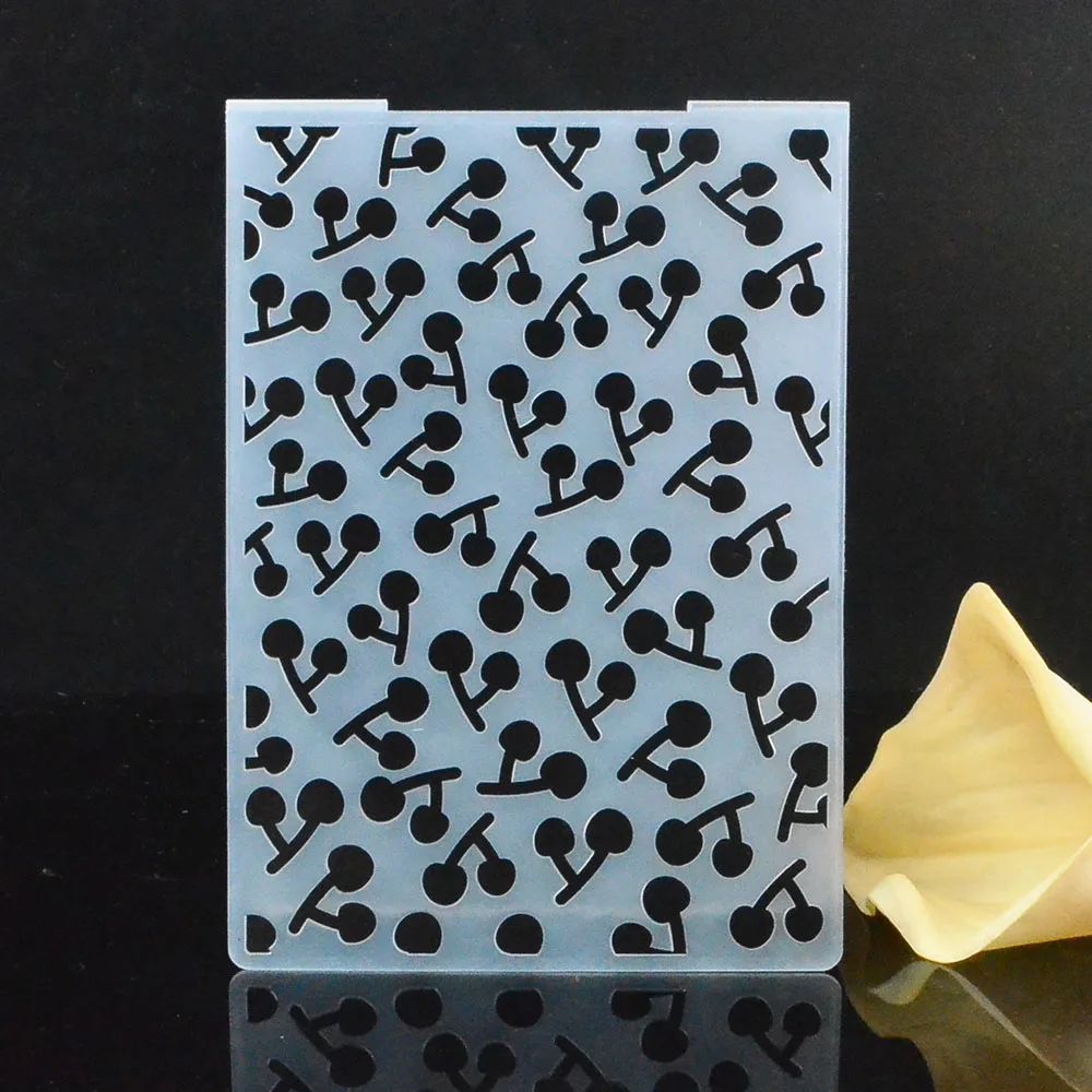 Plastic Embossing Folder Grass Pattern for Scrapbooking DIY Photo Album