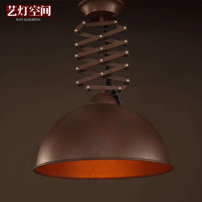 Creative Arts lamp retro loft space bar American country wrought iron balconies industrial stretch lid Ceiling | Обустройство дома