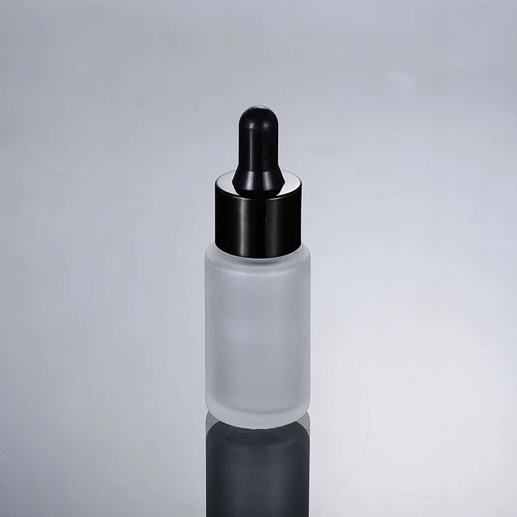 Download 20ML Frosted Glass Essence Dropper Bottle Glass Liquid Skin Care Products Empty Bottle 100PCS ...