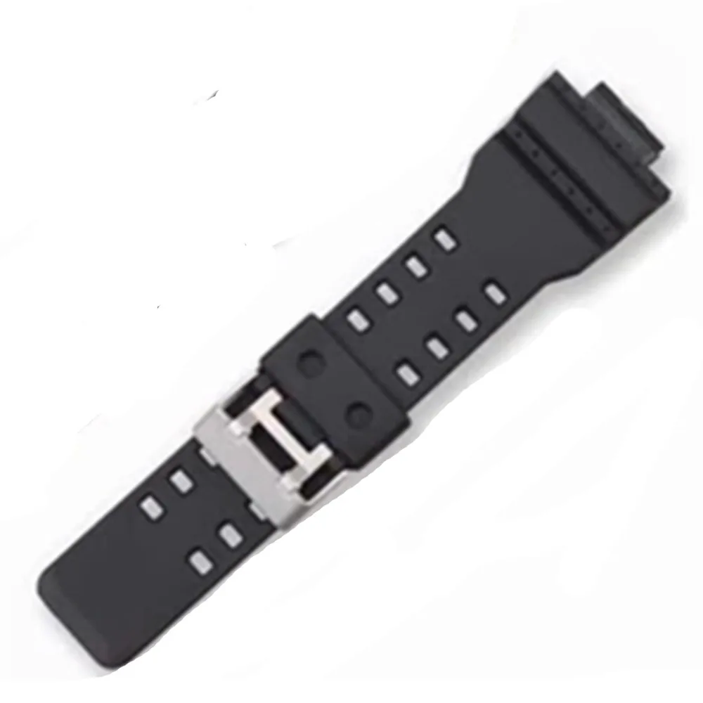 

Men Silicone Band Rubber Band Men Sports Diving Black for CASIO Replace Electronic Watch Belt Watch Accessories