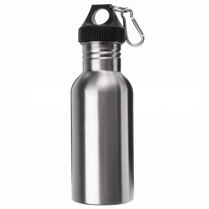 350/500/750ML Stainless Steel Wide Mouth Drinking Water Bottle Outdoor Travel Sports Cycle Drink Bottles Kettle Outdoor Tools