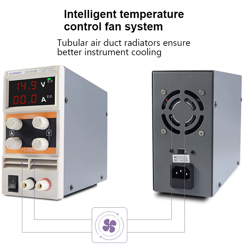 Регулируемый 30V 10A 110 V 220 источник питания SW3010D цифровой регулятор постоянного